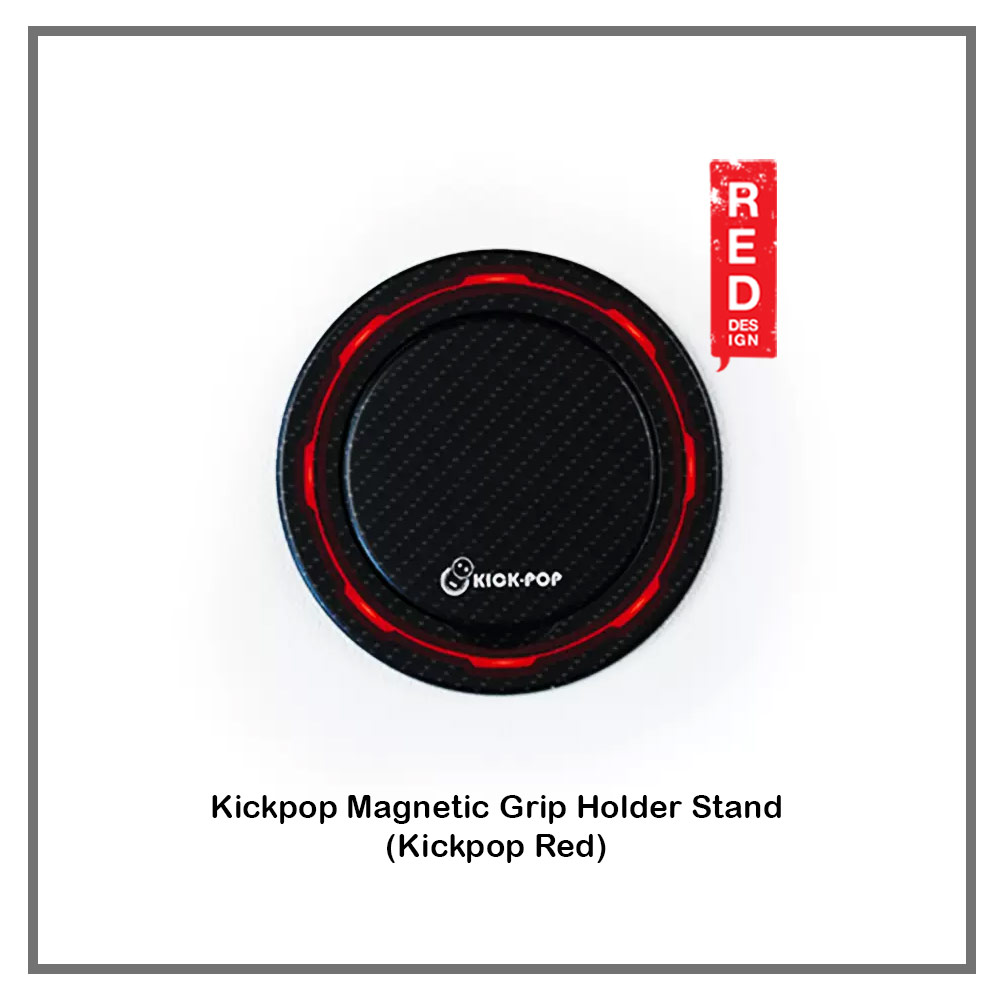 Picture of Kickpop Magnetic O Ring Grip Holder Stand Finger Grip Kickstand for Magnetic Device | Phone (Black Red) Red Design- Red Design Cases, Red Design Covers, iPad Cases and a wide selection of Red Design Accessories in Malaysia, Sabah, Sarawak and Singapore 